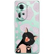 Прозрачный чехол BoxFace OPPO Reno 11 5G Meow