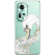 Прозрачный чехол BoxFace OPPO Reno 11 5G Swan