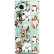 Прозрачный чехол BoxFace OPPO Reno 11 5G Cotton and Rabbits