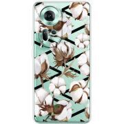 Прозрачный чехол BoxFace OPPO Reno 11 5G Cotton flowers