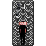 Черный чехол BoxFace OPPO Reno 11 Pro 5G Man Pattern