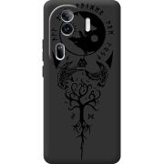Черный чехол BoxFace OPPO Reno 11 Pro 5G Hugin and Munin