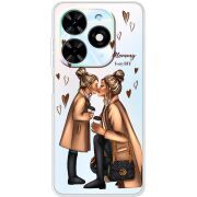 Прозрачный чехол BoxFace Tecno Spark Go 2024 Mommy Is My BFF