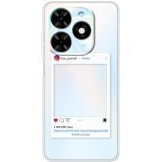 Прозрачный чехол BoxFace Tecno Spark Go 2024 Insta