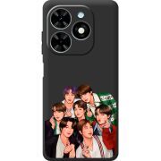 Черный чехол BoxFace Tecno Spark Go 2024 BTS