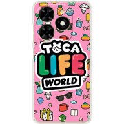 Чехол BoxFace Tecno Spark 20C Toca Boca Life World