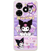 Чехол BoxFace Tecno Spark 20C Милі пустощі Kuromi