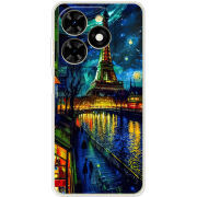 Чехол BoxFace Tecno Spark 20C Сяйво над Парижем