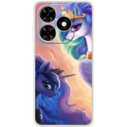 Чехол BoxFace Tecno Spark 20C My Little Pony Rarity  Princess Luna