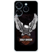 Чехол BoxFace Tecno Spark 20 Pro Harley Davidson and eagle