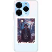 Прозрачный чехол BoxFace Tecno Spark 20 Pro Stranger Things