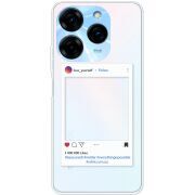 Прозрачный чехол BoxFace Tecno Spark 20 Pro Insta