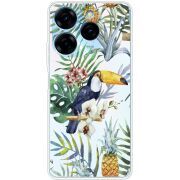 Прозрачный чехол BoxFace Tecno Spark 20 Pro Tucan