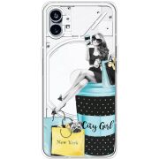 Прозрачный чехол BoxFace Nothing Phone (1) City Girl