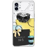 Прозрачный чехол BoxFace Nothing Phone (1) Fashion Pug