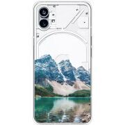 Прозрачный чехол BoxFace Nothing Phone (1) Blue Mountain