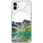 Прозрачный чехол BoxFace Nothing Phone (1) Green Mountain