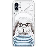 Прозрачный чехол BoxFace Nothing Phone (1) MR. Rabbit