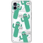 Прозрачный чехол BoxFace Nothing Phone (1) с 3D-глазками HIYA