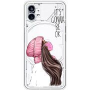 Прозрачный чехол BoxFace Nothing Phone (1) It's Gonna Be OK