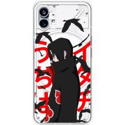 Прозрачный чехол BoxFace Nothing Phone (1) Учиха Итачи