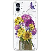 Прозрачный чехол BoxFace Nothing Phone (1) My Bouquet