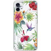 Прозрачный чехол BoxFace Nothing Phone (1) Tropical