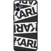 Черный чехол BoxFace Nothing Phone (1) White Karl