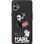 Черный чехол BoxFace Nothing Phone (1) For Karl