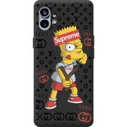 Черный чехол BoxFace Nothing Phone (1) Yellow Fun