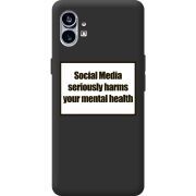 Черный чехол BoxFace Nothing Phone (1) 