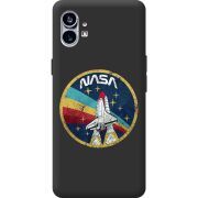 Черный чехол BoxFace Nothing Phone (1) NASA
