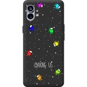 Черный чехол BoxFace Nothing Phone (1) Among Us Invisible