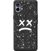 Черный чехол BoxFace Nothing Phone (1) Sad Way