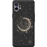 Черный чехол BoxFace Nothing Phone (1) Moon