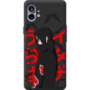 Черный чехол BoxFace Nothing Phone (1) Учиха Итачи