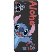 Черный чехол BoxFace Nothing Phone (1) Гавайський гість Stich
