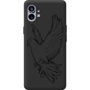 Черный чехол BoxFace Nothing Phone (1) Dove