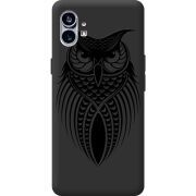 Черный чехол BoxFace Nothing Phone (1) Owl