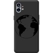 Черный чехол BoxFace Nothing Phone (1) Earth