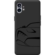 Черный чехол BoxFace Nothing Phone (1) Sportcar