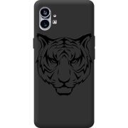 Черный чехол BoxFace Nothing Phone (1) Tiger