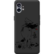 Черный чехол BoxFace Nothing Phone (1) 