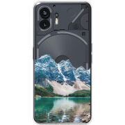 Прозрачный чехол BoxFace Nothing Phone (2) Blue Mountain