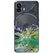 Прозрачный чехол BoxFace Nothing Phone (2) Green Mountain