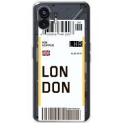 Прозрачный чехол BoxFace Nothing Phone (2) Ticket London