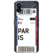 Прозрачный чехол BoxFace Nothing Phone (2) Ticket Paris