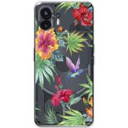 Прозрачный чехол BoxFace Nothing Phone (2) Tropical