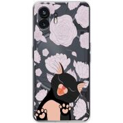 Прозрачный чехол BoxFace Nothing Phone (2) Meow