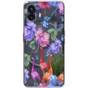 Прозрачный чехол BoxFace Nothing Phone (2) Flamingo